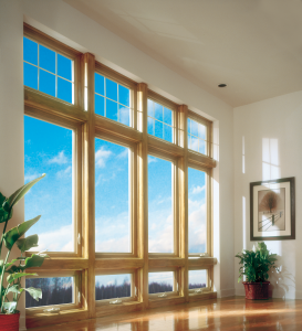 Woodgrain Casement Windows