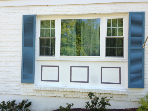 Picture Windows with Double Hung Side Windows
