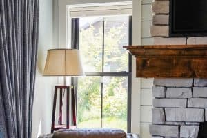 Black Double Hung Window